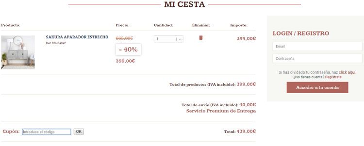 Código descuento Banak Importa