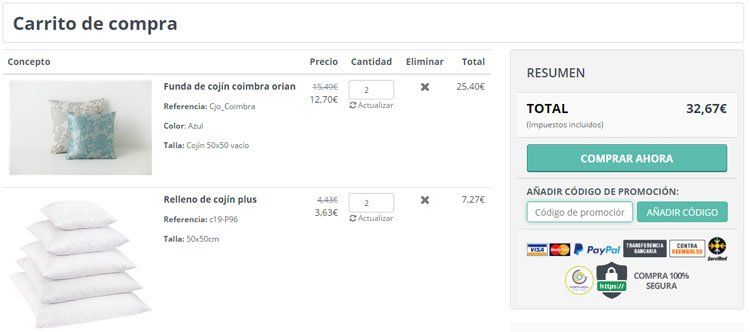 Código descuento de Casa&Textil