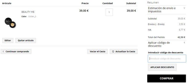 Código descuento Aliceinbeautyland