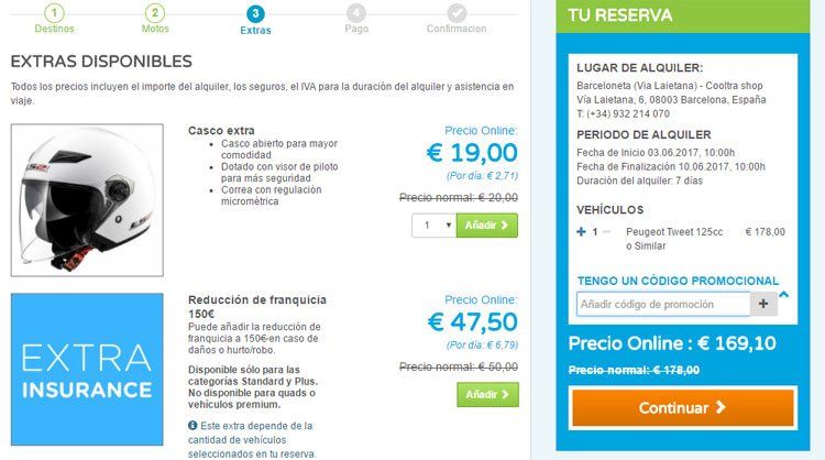 Cupón promocional Cooltra