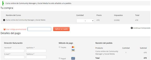 Código promocional de Emagister Express