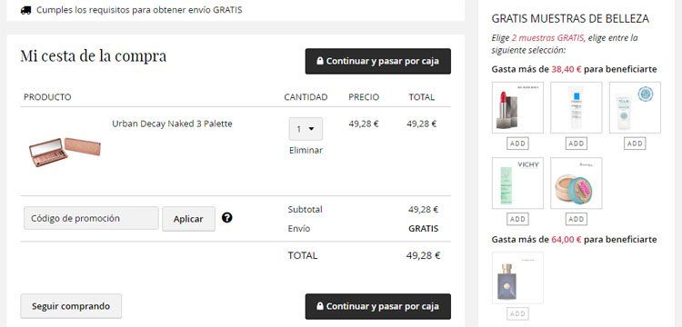 Código promocional Feelunique