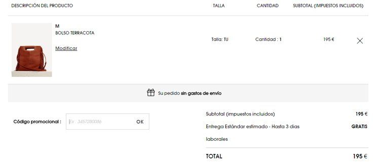 Código promocional Maje