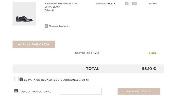 Código promocional Martinelli