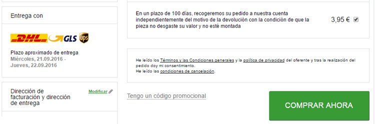 Código promocional RecambiosCoches.es
