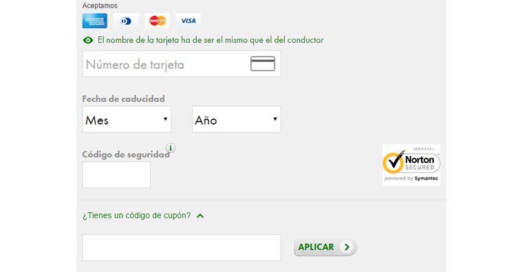 Cupón descuento Europcar