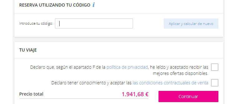 Código promocional Lastminute