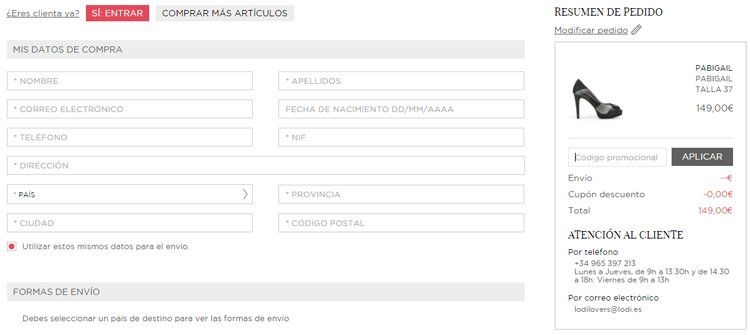 Código promocional Lodi
