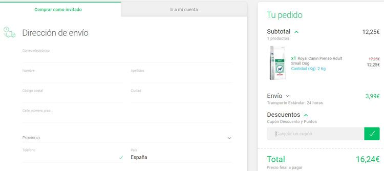 Cupón descuento Miscota