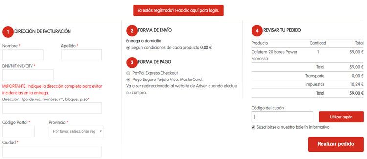 Cupón descuento Oportunidades Día