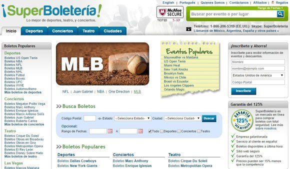 SuperBoletería